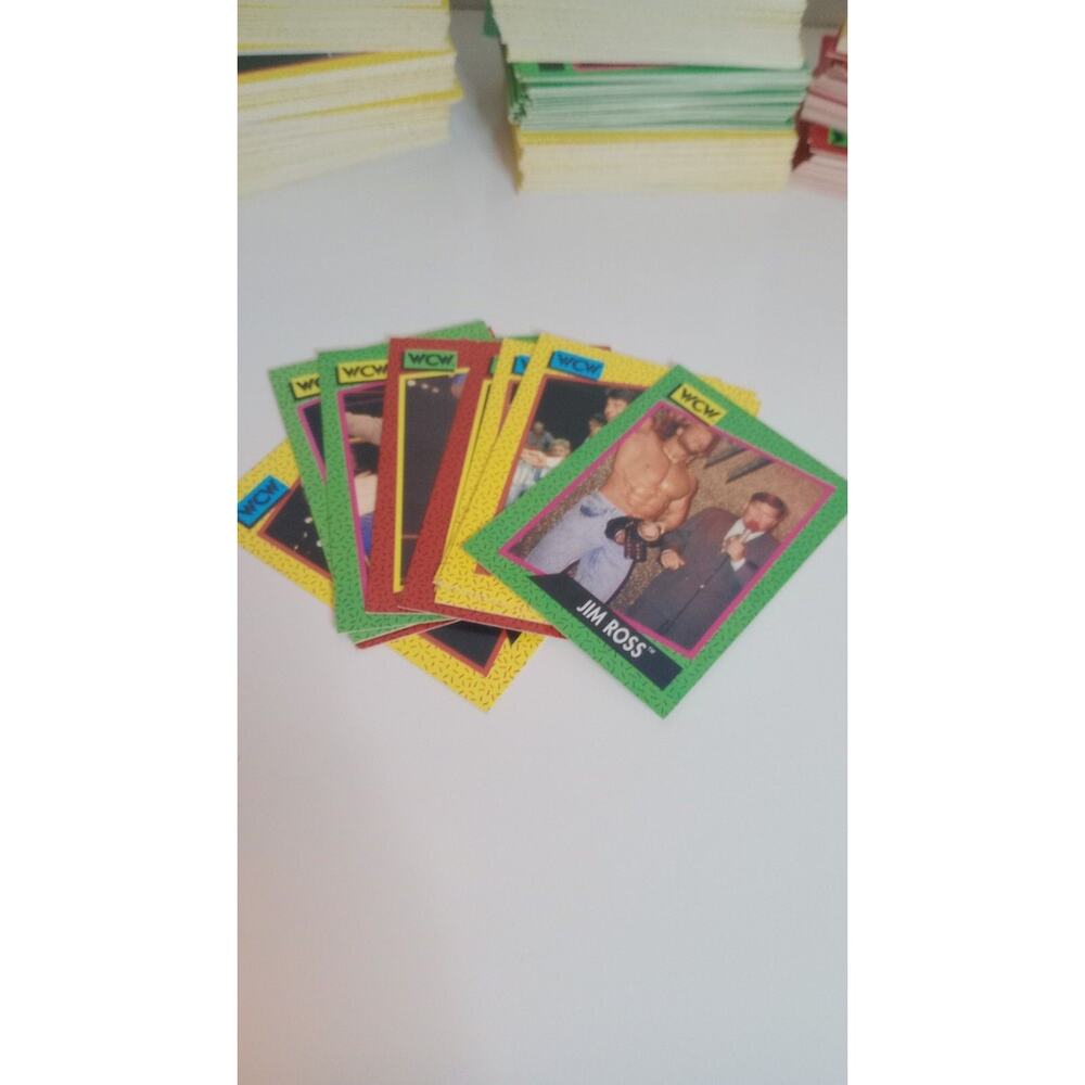 Vintage 1991 WCW Impel Trading Cards Random Lots Of 10 Cards **Read Description*